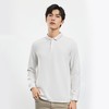 【双面含桑蚕丝】罗蒙男士经典polo衫男长袖t恤男春秋男士polo衫 商品缩略图5