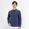 【经典款】罗蒙春秋男士仿丝光polo衫男长袖t恤男商务男士polo衫长袖 商品缩略图2