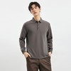 【双面含桑蚕丝】罗蒙男士经典polo衫男长袖t恤男春秋男士polo衫 商品缩略图8
