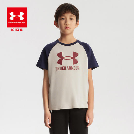 【特惠福利】Under Armour安德玛儿童圆领短袖T恤241101019超低折扣 商品图0