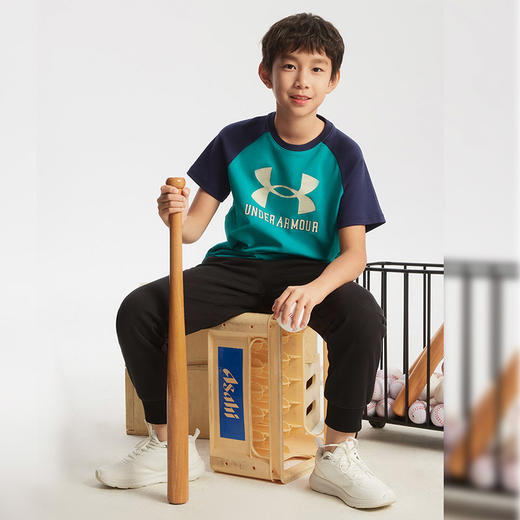 【特惠福利】Under Armour安德玛儿童圆领短袖T恤241101019超低折扣 商品图4