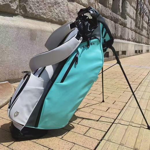 VESSEL  PlayerIVpro 2024新款高尔支架包 蒂芙尼蓝golfbag轻便球包 （9寸/6格）8930123-13 商品图0