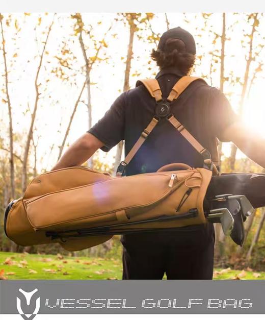VESSEL SUNDAYIII 2025年高尔夫球包 限量版皮革便携支架包 （7寸/3格）7230122 商品图6