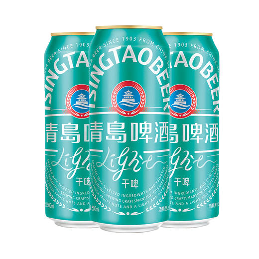 青岛啤酒轻干500ml*12听 商品图1
