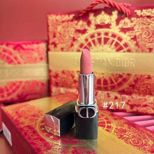 [小滋心选]【蛇年限定 送礼盒礼袋】DIOR迪奥口红小样礼盒新款（蛇年限定1.5g*5)丝绒 #188+丝绒 #217+丝绒 #228+丝绒 #720+丝绒 #999 到手5支明星色号，送人不出错！ 商品图8