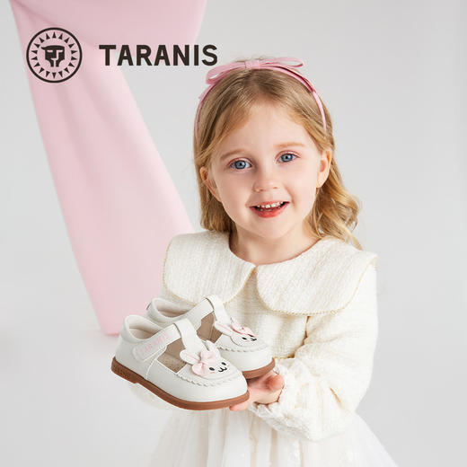 泰兰尼斯女童公主鞋春季新款童鞋女宝宝软底百搭小皮鞋儿童单鞋  T03T5A5747 商品图4
