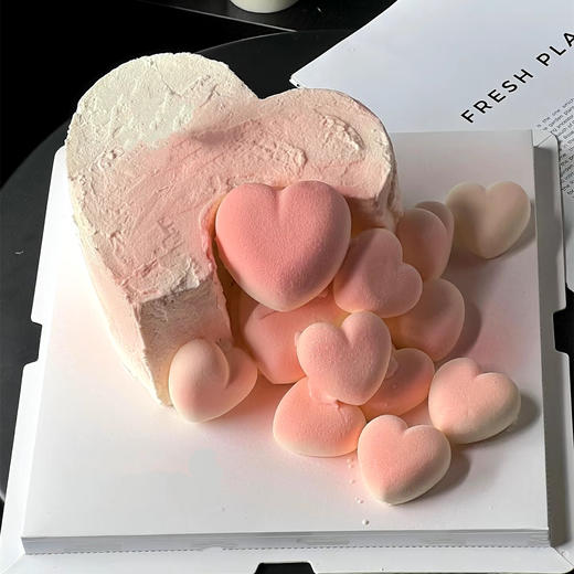 爱心满满浪漫蛋糕 商品图0