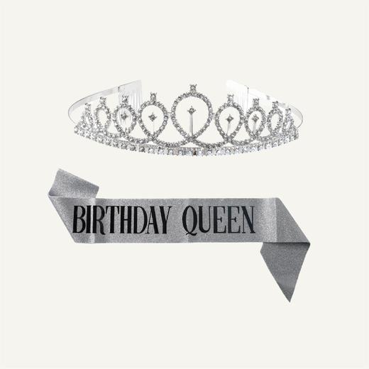 生日派对皇冠头饰肩带套餐 商品图0