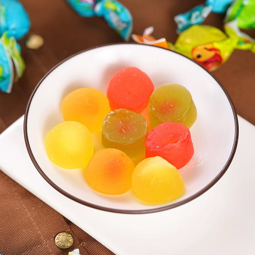 俄罗斯进口KONTI混合多种水果味软糖500g/袋 商品图1