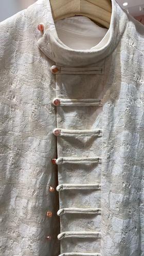 【抖音专属】新中式长款马甲（24804119-骨缥）