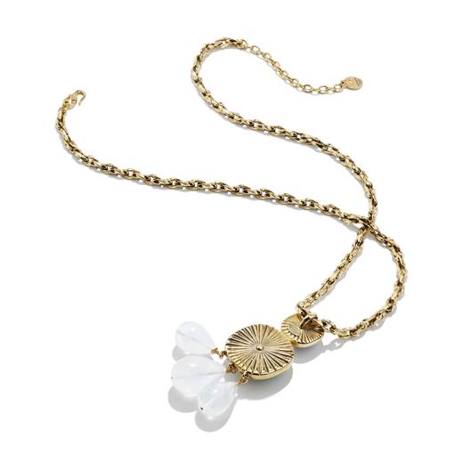 北京仓｜Goossens Paris-RENAISSANCE-湖水绿 宝蓝色 吊坠 项链［法国设计师］ 商品图4