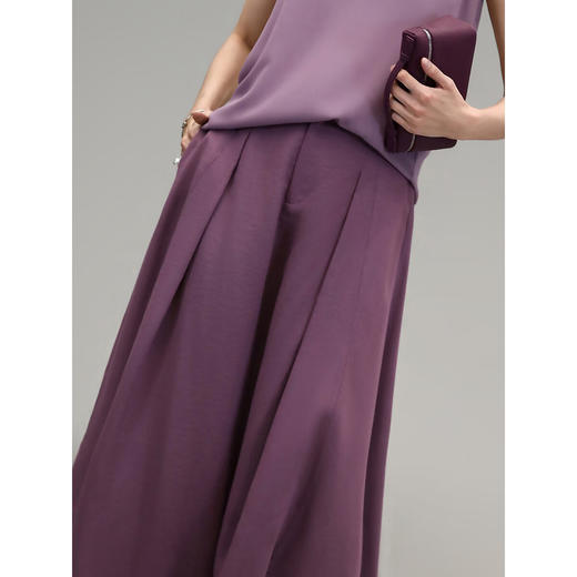 【限时秒杀】COCOBELLA设计师款立体廓形灯笼半身裙夏商务通勤长裙HS3118 商品图2