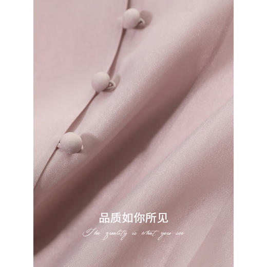 COCOBELLA新中式灯笼袖遮阳短外套气质立领国风小开衫SC3080 商品图3