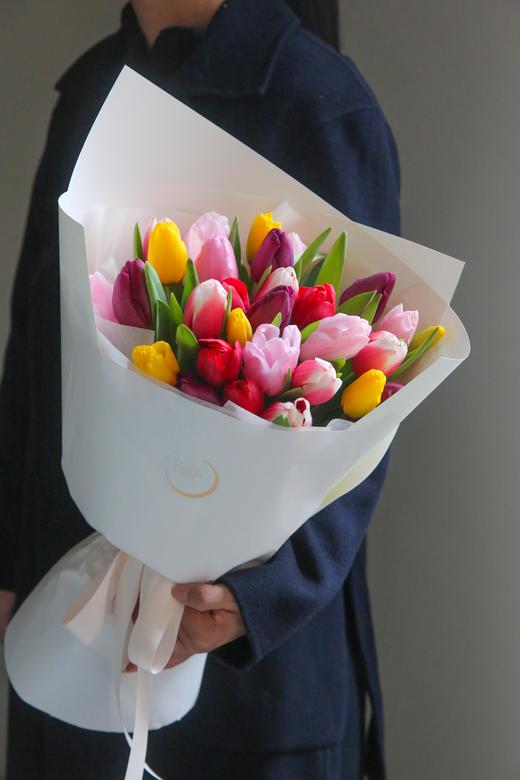 混合郁金香花束 商品图6