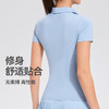 【上新】科里芙时尚设计感蝴蝶结高领修身运动短袖健身跑步T恤女 商品缩略图2