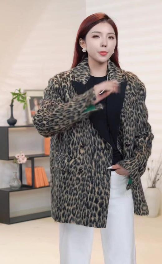 S3臣禾 豹纹大衣K214013077 商品图4