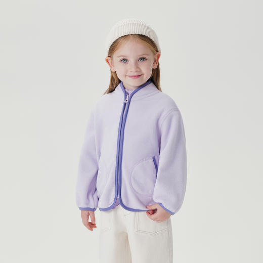 【抗静电】马克珍妮男童女童外套春秋款摇粒绒外套儿童上衣241518 商品图3