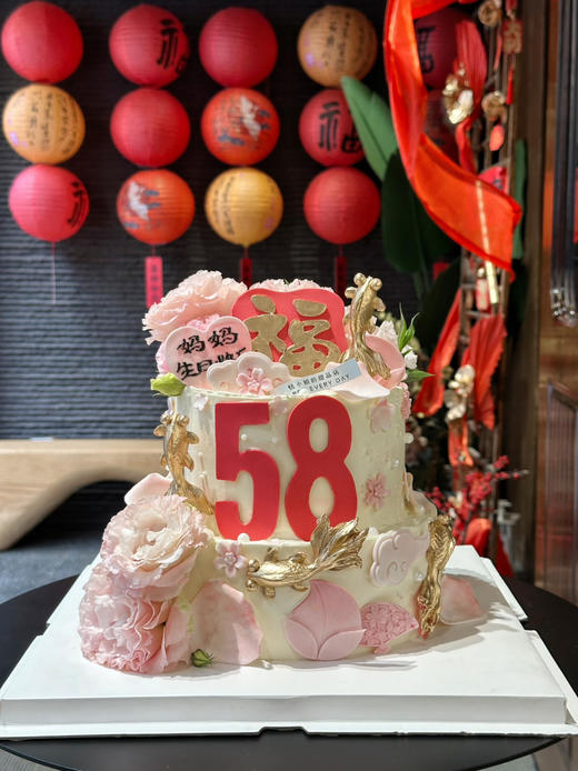 漂亮妈妈的鲜花蛋糕，请提前3天以上预定 商品图2