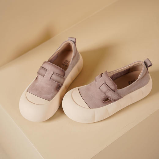 西村名物2025年春季新款超轻厚底增高魔术贴舒适百搭休闲鞋T25AM14931 商品图10