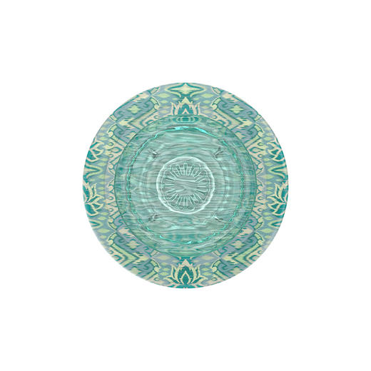 1【白莲花度假村】莲花水波·MagSafe圆啪嗒 MAGSAFE磁吸手机气囊支架 Round圆啪嗒系列 水波 绿色 植物花卉 国风 商品图2