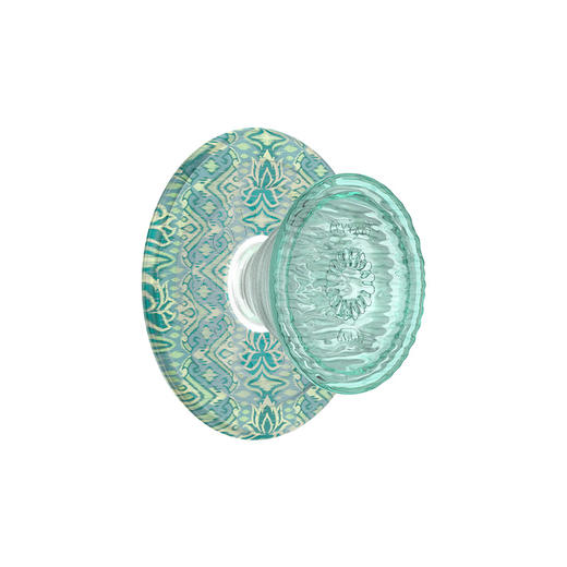 1【白莲花度假村】莲花水波·MagSafe圆啪嗒 MAGSAFE磁吸手机气囊支架 Round圆啪嗒系列 水波 绿色 植物花卉 国风 商品图0