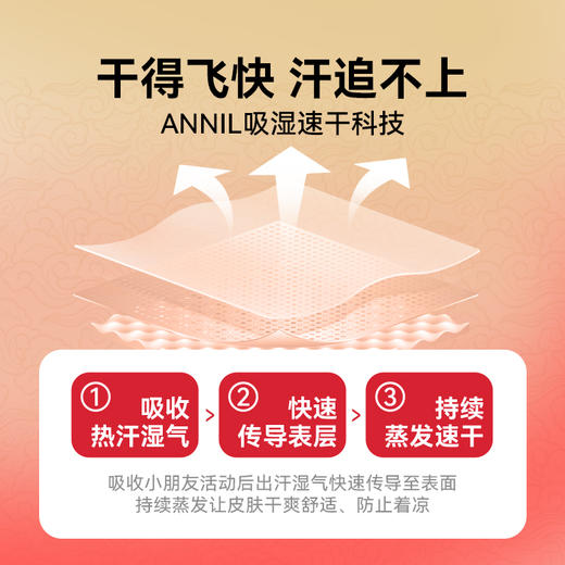 【好运锦鲤亲子T】男女童圆领速干短袖T恤舒适百搭安奈儿童装小程序专享EM521047 商品图4