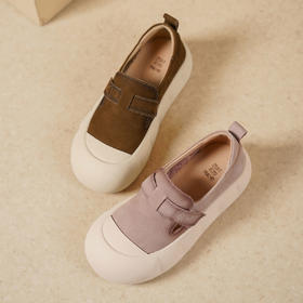 西村名物2025年春季新款超轻厚底增高魔术贴舒适百搭休闲鞋T25AM14931