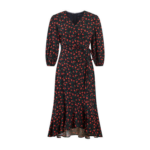 HeyDress法式小玫瑰裹身茶歇裙 商品图4