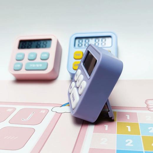 得力LE201磁吸计时器学习专用学生儿童做题秒表自律电子闹钟时间管理 商品图3