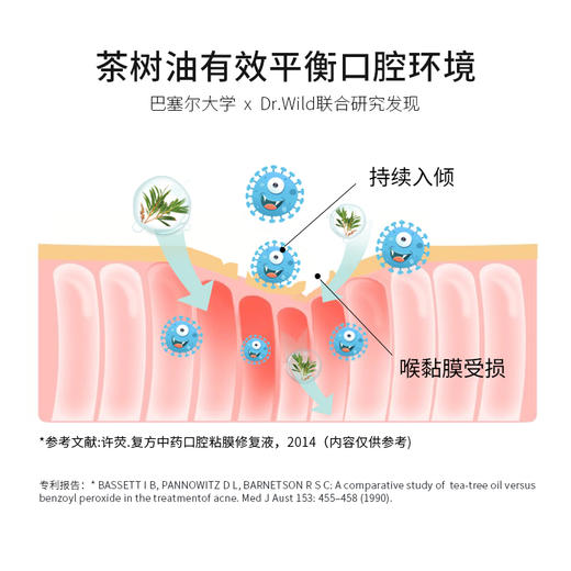 【马泷专属】瑞士原装进口怀尔德Dr.wild 含氟茶树油牙膏 商品图3