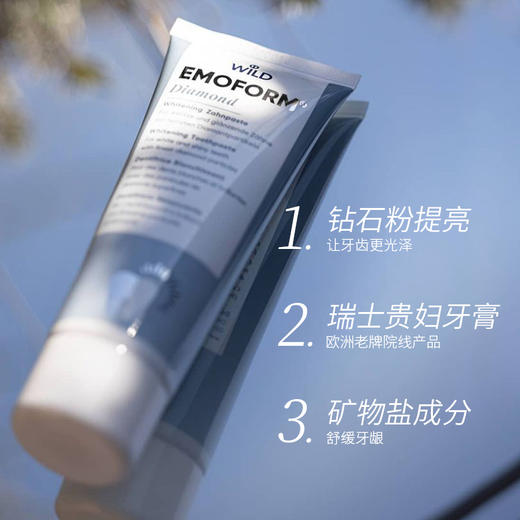 【马泷专属】瑞士原装进口怀尔德Dr.wild 抛光去渍牙膏+钻石粉牙膏 套装 商品图3