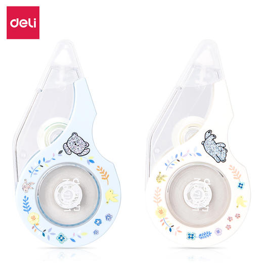 得力文具71531修正带小型迷你学生用便携卡通涂改带修改带改正带/个 商品图4