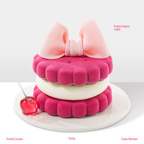 【爱丽娜的曲奇】开心果玫瑰草莓慕斯