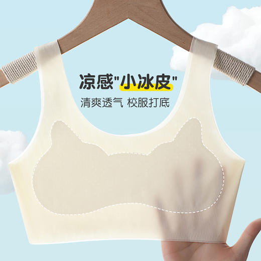 凉感科技 清爽透气 | HANPY杭拍 少女内衣（专利款） 一阶段女童内衣[8-12岁] 2件装 商品图4