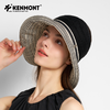 卡蒙半空顶帽条纹可扎马尾度假收纳遮阳帽KM-6201 商品缩略图3
