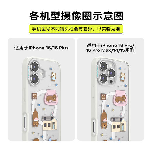 【柔软音乐会·手机壳】小狗摇篮曲 POPCASE手机壳 MagSafe Popcase磁吸款 宠物 透明 狗 拼贴 iPhone17/16/15/13 商品图2