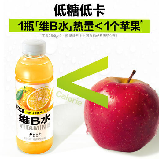 外星人 维B水系列阳光青提/柑橘口味500ml*15 低糖低卡 元气森林出品 72小时发货 商品图1