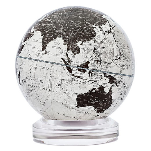 Homely Globe/宏微 水晶底座地球仪 25cm 地球仪客厅书房桌面装饰摆件生日节日礼物 商品图5