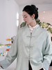 盛唐婧 |金鱼提花一字扣外套-淡绿 商品缩略图5