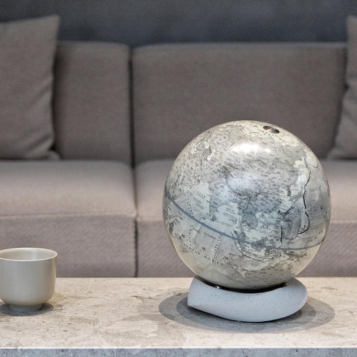 Homely Globe/宏微 云环底座地球仪 25cm 地球仪客厅书房桌面装饰摆件生日节日礼物 商品图1