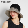 卡蒙半空顶帽条纹可扎马尾度假收纳遮阳帽KM-6201 商品缩略图2