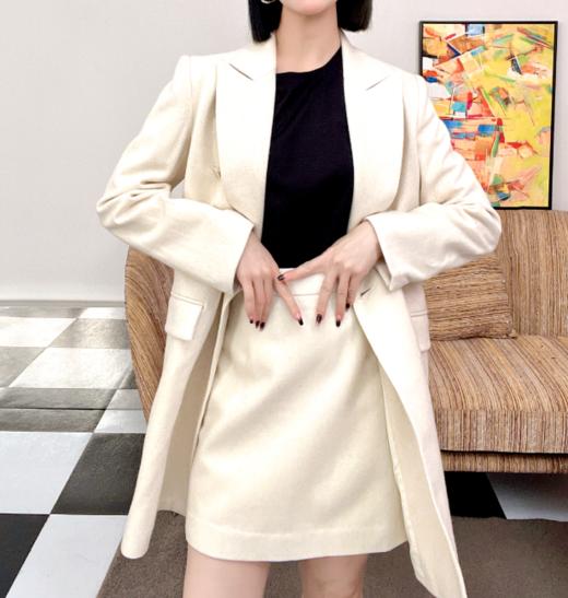 M1臣禾 中长款西装外套大衣K204011120 商品图1