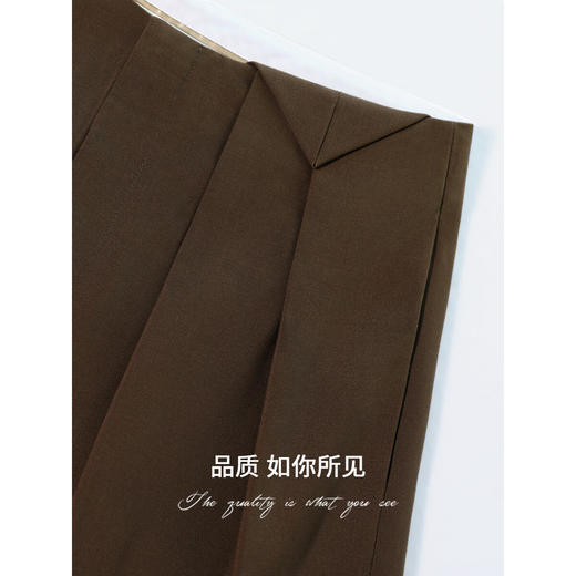 【限时特惠】COCOBELLA静奢商务休闲打褶哈伦裤通勤气质西裤梧桐裤PA3001 商品图4