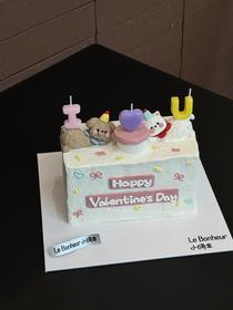 奶huhu情侣小熊·奶油蛋糕