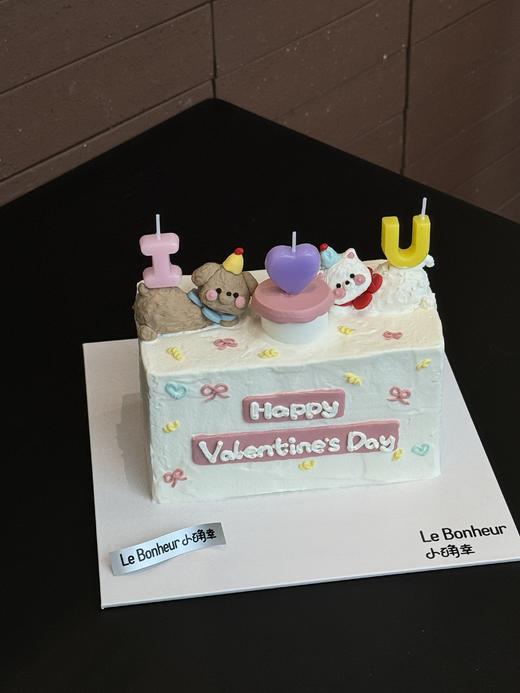 奶huhu情侣小熊·奶油蛋糕 商品图0