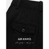 COCOBELLA简约气质25春黑色休闲裤遮胯商务直筒裤西裤PA3059 商品缩略图3