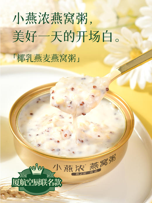 厦航空厨&燕之屋联名小燕浓燕窝燕麦野米粥 商品图0