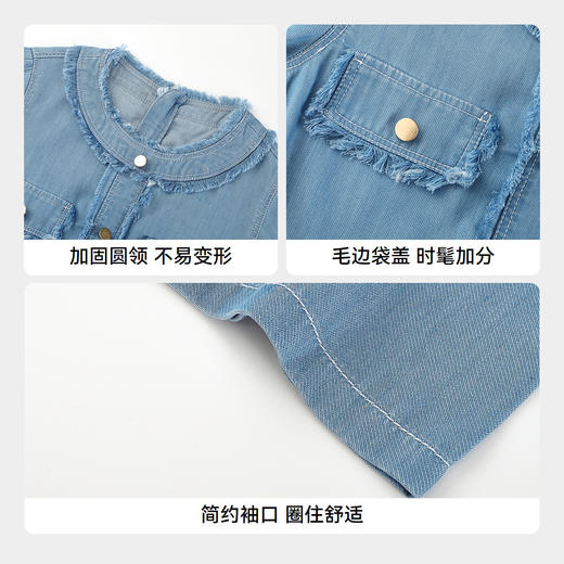 女童短袖连衣裙夏季新款安奈儿童装EG523030 商品图4