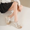西村名物2025年春季新款超轻运动平底系带休闲鞋阿甘鞋T25AM15561 商品缩略图4