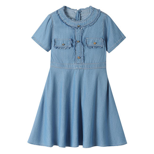 女童短袖连衣裙夏季新款安奈儿童装EG523030 商品图6